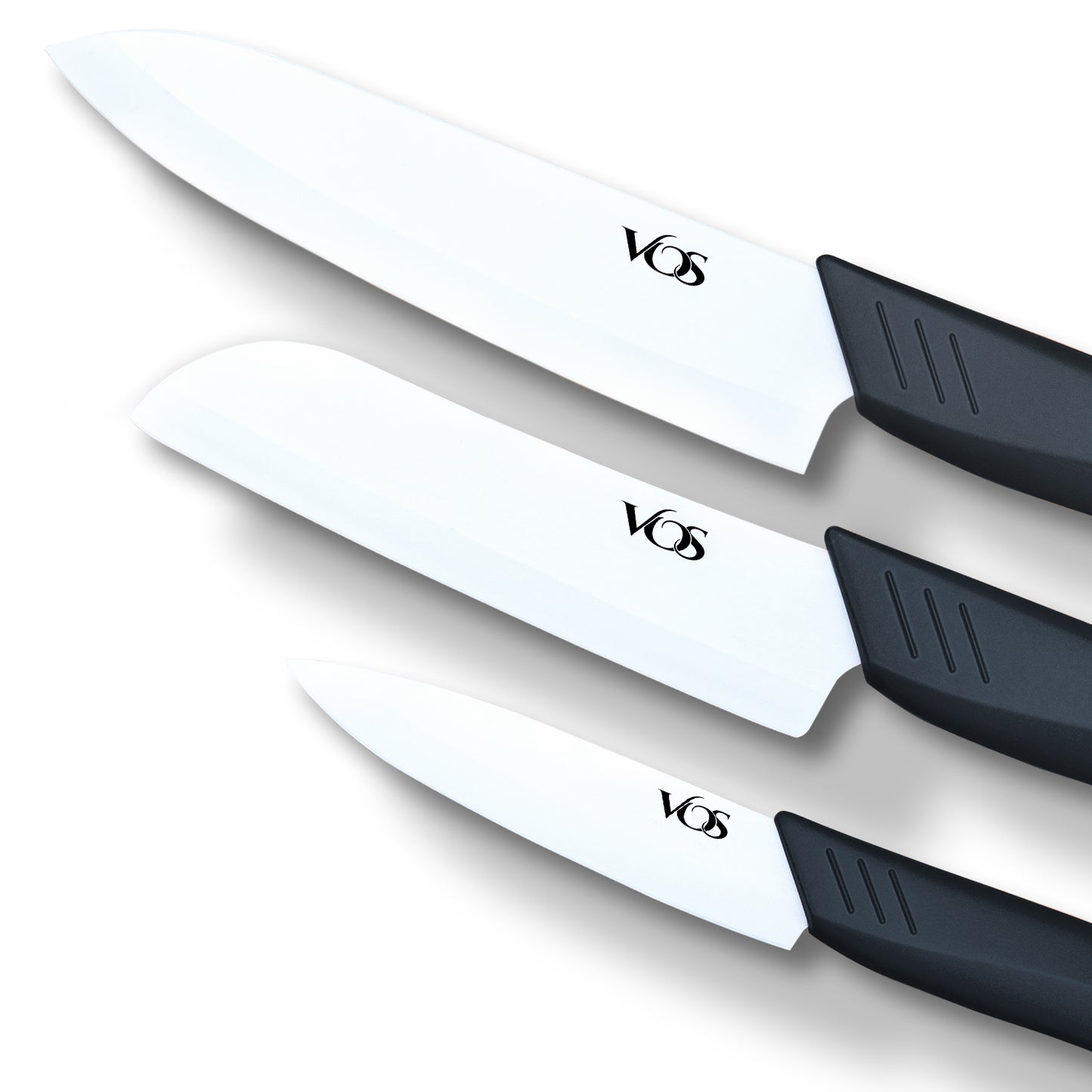 Kitchen Ceramic Knife Set - 3 Pcs With Gift Box - Black