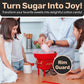 Cotton Candy Machine Kit - Red Retro Sugar Candy Maker