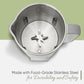 Vos Nut Milk Maker Machine High-Capacity 40oz 1.2 Liter with Gift Glass Bottle
