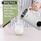 Vos Nut Milk Maker Machine High-Capacity 40oz 1.2 Liter with Gift Glass Bottle