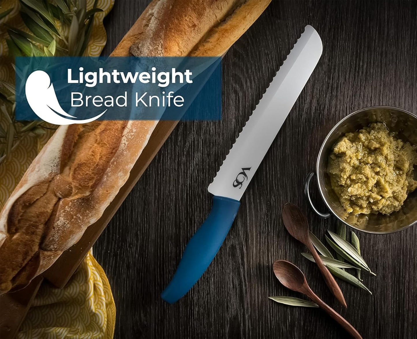 Vos Ceramic Knife with Peeler, Ceramic Knives Set For Kitchen, Ultra Sharp Kitchen Knife Set with Covers, 4"5"6"7"8" Paring, Chef Knife, Santoku & 2 more, Lightweight, Dishwasher safe (Multi-Color)