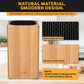 Vos Universal Knife Block - Countertop Knife Block Without Knives - Knife Holder with Non-Slip Base Sturdy Knife Organizer - Space Saving Knife Stand, Sleek & Modern Knife Rack - Bamboo