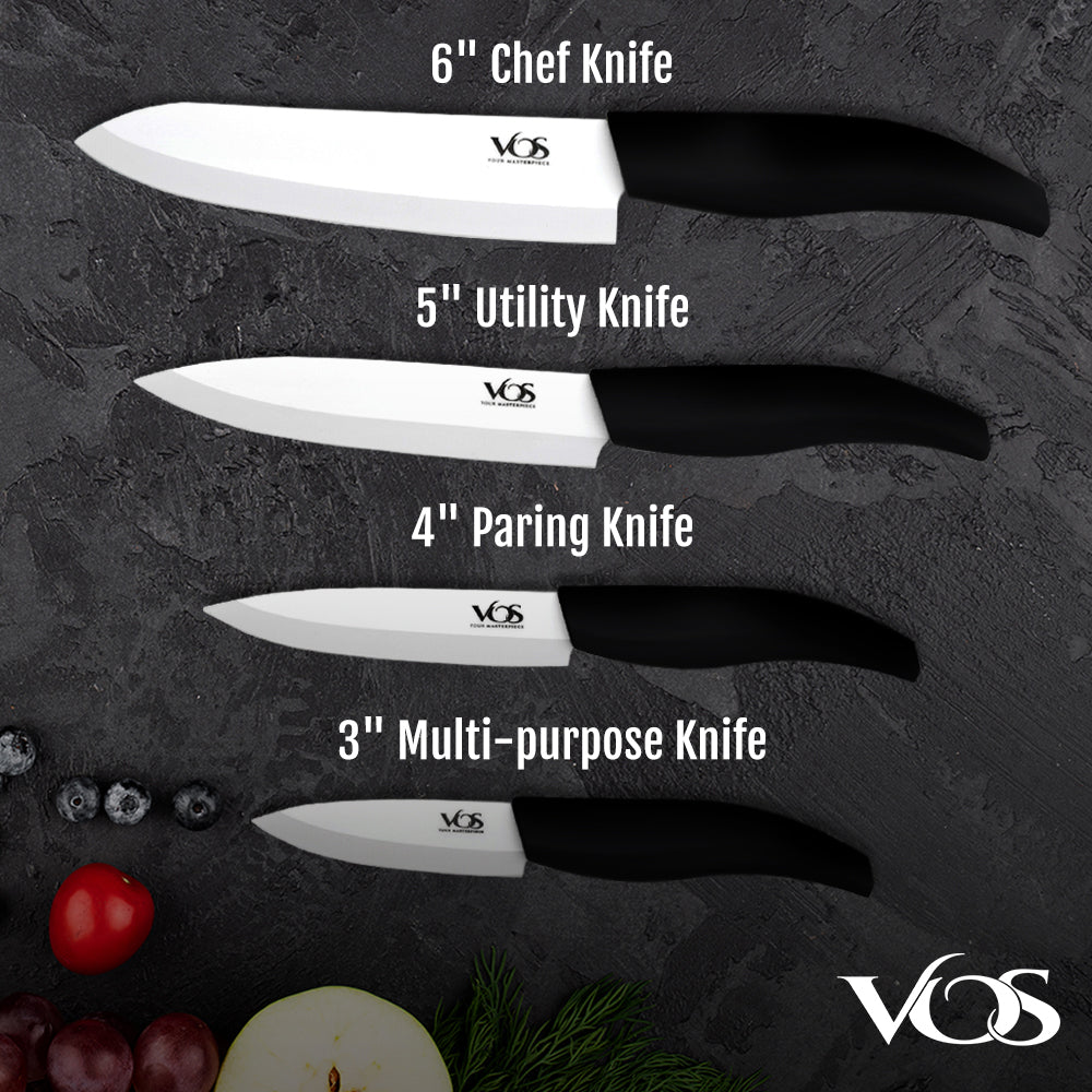 Unique Knife Set Ceramic Knife Set Kitchen 3 PCS Ceramic Knife