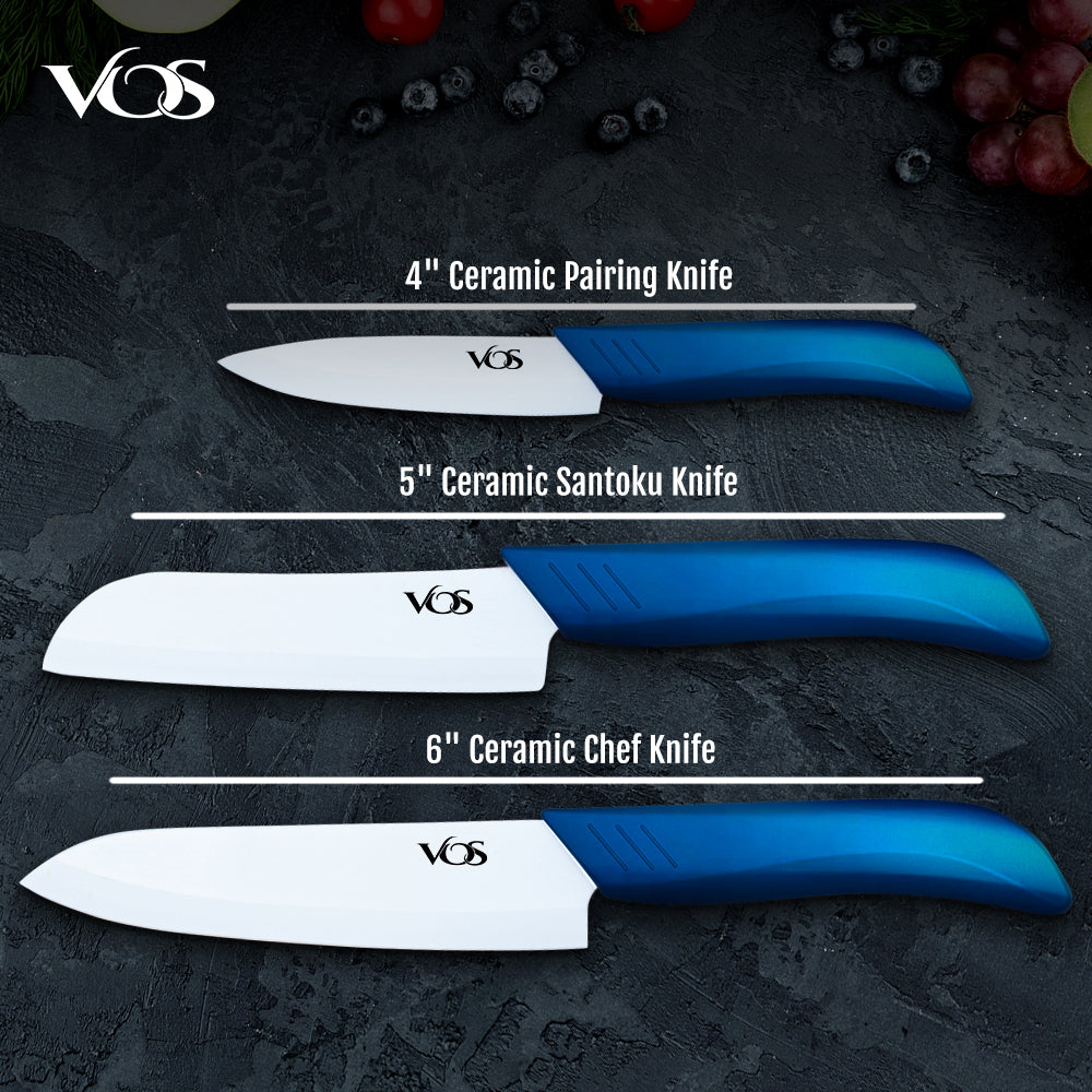 YUSOTAN Ceramic Chef Knife-8 Ceramic Kitchen Knife with Sharp Ceramic  Blade,with Cover and Gift Box-Versatile Chef's Tool for Cutting, Slicing